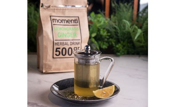 دمنوش لمون گرس و زنجبیل