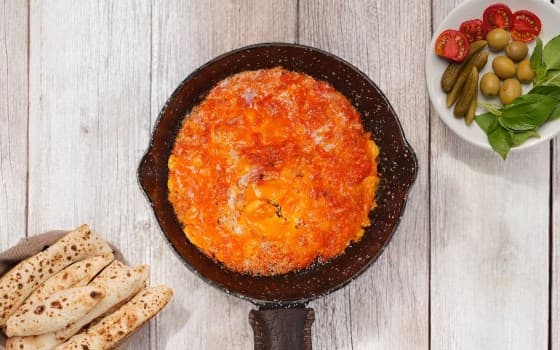 املت گوجه |Tomato Omelette